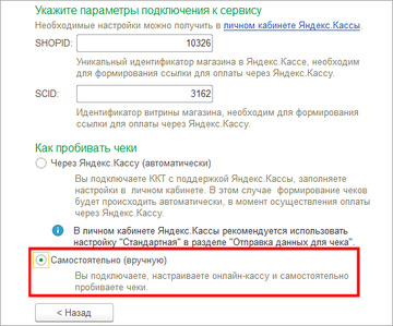 Для самостоятельного пробития чеков можно использовать механизм автоматической печати чеков на удаленной кассе